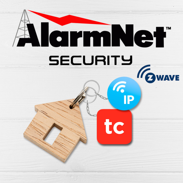 SERVICIO ALARMNET SMART HOME PARA CENTRALES CON APP PAGO ANUAL COMUNICACIÓN IP