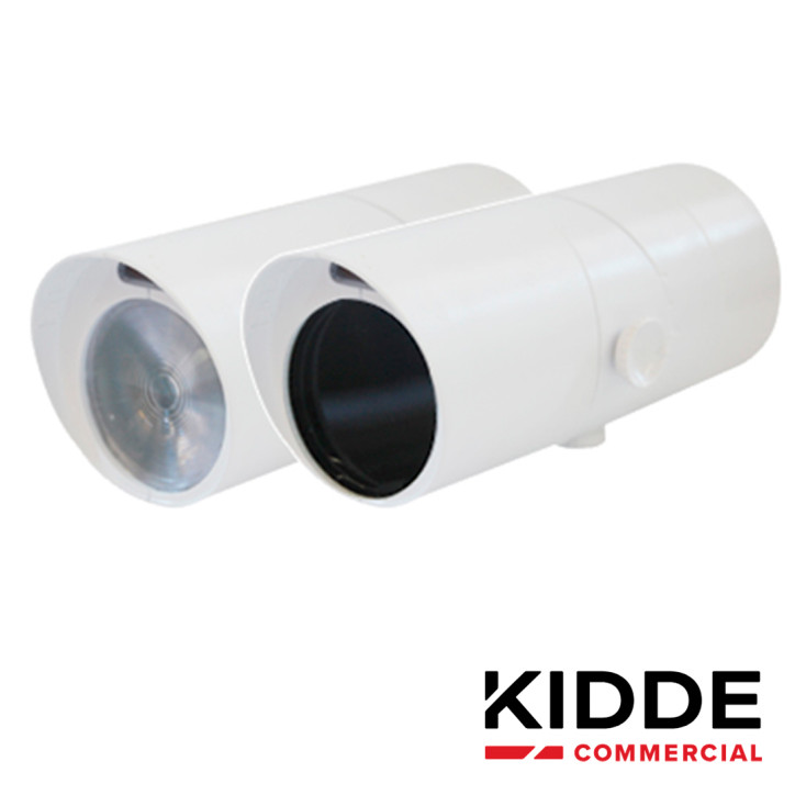 Detector de humo fotobeam convencional haz óptico infrarrojo transmisor y receptor requiere módulo de control KIDDE KC3000-016 Detector de humo fotobeam convencional haz óptico infrarrojo transmisor y receptor requiere módulo de control KIDDE KC3000-016