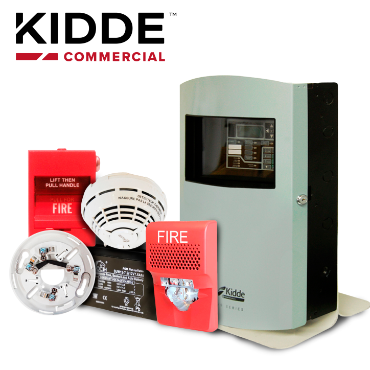 KIT BASICO PARA DETECCION DE INCENDIO PARA SITIOS DE 169 A 200 MTS CUADRADOS / IDEAL PARA RETAIL - OFICINAS Y CONSULTORIOS QUE R