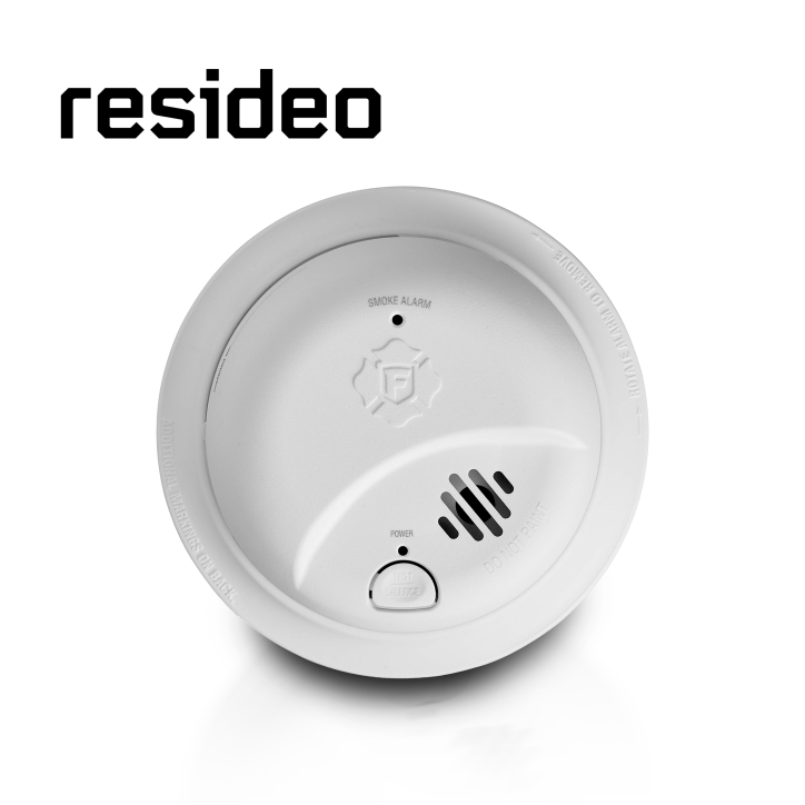 Detector de humo autónomo Detección por IONIZACION Sirena integrada 85 DB Batería por 10 AÑOS no reemplazable RESIDEO 1046858