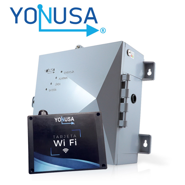 Energizador para cerca electrificada kit 12000V cobertura hasta 2500 metros lineales 5 líneas YONUSA EY NG 12000 1 + WI-01