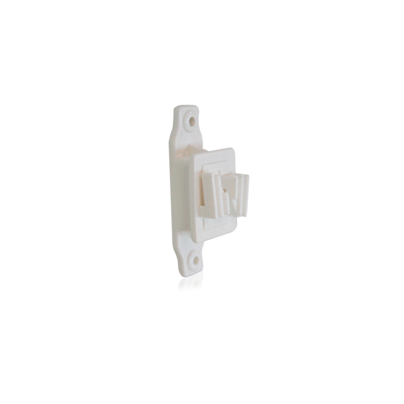 AISLADOR DE PASO PARA POSTE DE 1/2 O 3/4 COLOR BLANCO PARA CERCAS ELECTRIFICADAS. ALT-AIS2 VENTA POR PIEZA