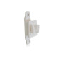 AISLADOR DE PASO PARA POSTE DE 1/2 O 3/4 COLOR BLANCO PARA CERCAS ELECTRIFICADAS. ALT-AIS2 VENTA POR PIEZA