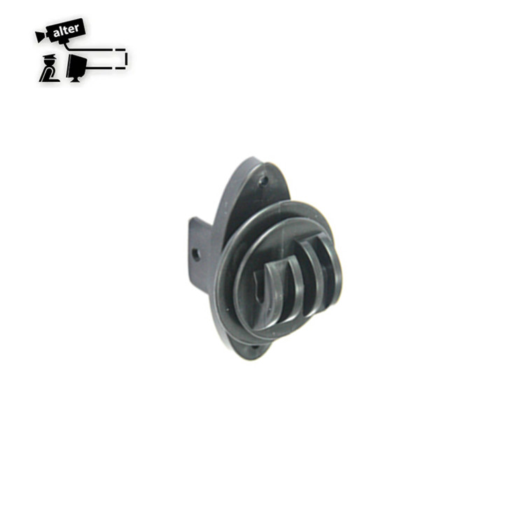 Aislador de paso para cercas electrificadas Aislamiento máximo 18 KV Material Polipropileno y Policarbonato ALTER ALT-AIS5 NEGRO Aislador de paso para cercas electrificadas Aislamiento máximo 18 KV Material Polipropileno y Policarbonato ALTER ALT-AIS5 NEGRO