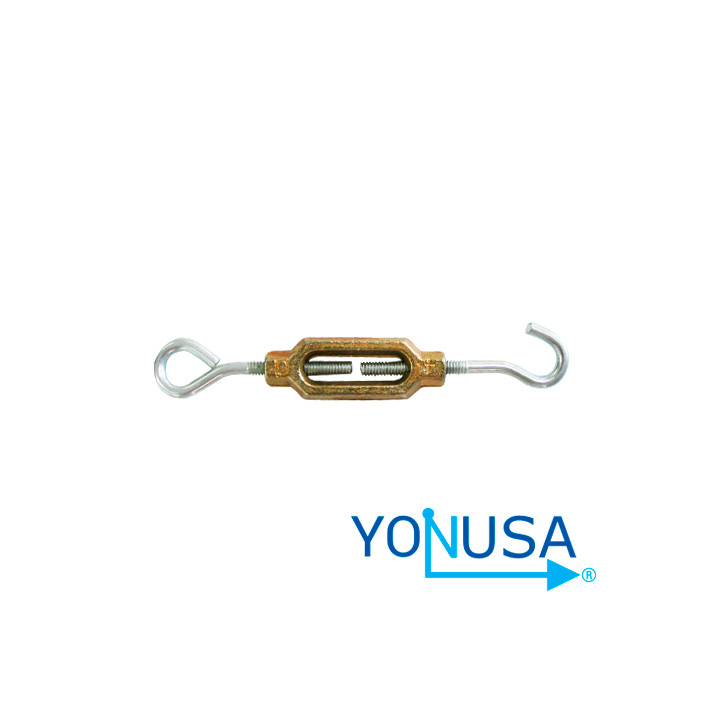 Tensor metálico para cerca electrificada Medida 3.8" a 5.42" Resistencia a tensión 70 kg YONUSA TEN01 Tensor metálico para cerca electrificada Medida 3.8" a 5.42" Resistencia a tensión 70 kg YONUSA TEN01