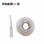 CABLE DOBLE AISLADO COLOR BLANCO / CAB-DOBLE AISLADO -WP-100M PAAMON / CAPA AISLANTE DE POLIETILENO CONDUCTOR 22AWG DE ALEACION 
