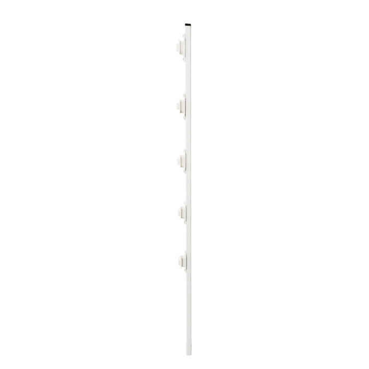 Poste para cercas electrificadas perfil tubular cuadrado 1/2" 5 aisladores de paso aisladores cada 20 cm ALTER POSTE ECON 5