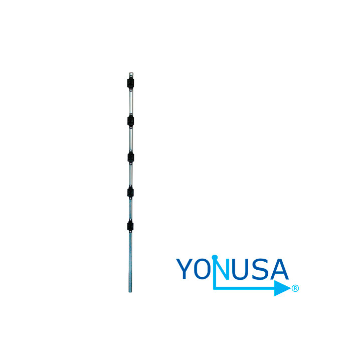 Poste de paso Galvanizado 1.2 mts de longitud Diámetro 1" YONUSA POSTE DE PASO PREMIUM
