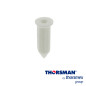 CLAVITHOR THORSMAN TCP0 1206-01100 TAQUETE PARA FIJAR CON CLAVO 5/16PULG X 3/4PULG COLOR BLANCO, CAJA 100 PIEZA, ELABORADO CON P