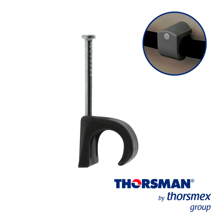 Grapa con clavo TC 10-14 para cable calibre 4 a 2 Caja 100 piezas THORSMAN 3104-00100