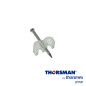 GRAPA DOBLE CON CLAVO INTEGRADO SUJETHOR THORSMAN TDC 4-6, 3401-00100, 22MM X 1.5MM CAJA /100PZAS COLOR NATURAL, IDEAL PARA CABL