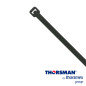 CINCHO NYLON TH-190 THORSMAN 4200-03001 COLOR NEGRO, A 4.8MM - L 190MM, BOLSA/100PZS, DIAMETRO MAXIMO CAPACIDAD DE ATADO 49MM, F