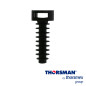 FIJATHODO TFT THORSMAN 1401-10100 COLOR NEGRO CAJA 100 PZA, CAPACIDAD PARA UNO O VARIOS CINTURONES DE NYLON THORSMAN, PARA USO E