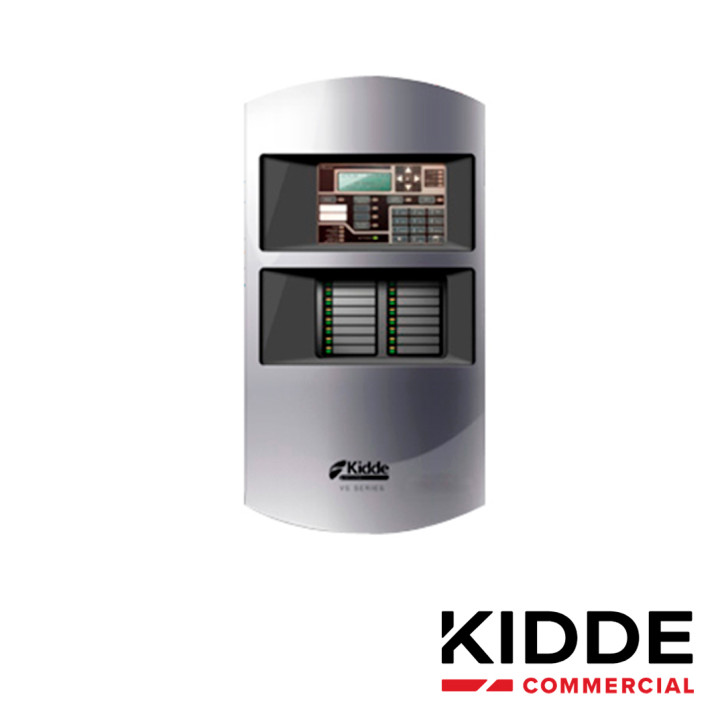 Panel de incendio direccionable inteligente 1 lazo ampliable a 4 Clase A o Clase B KIDDE VS4-G-SP