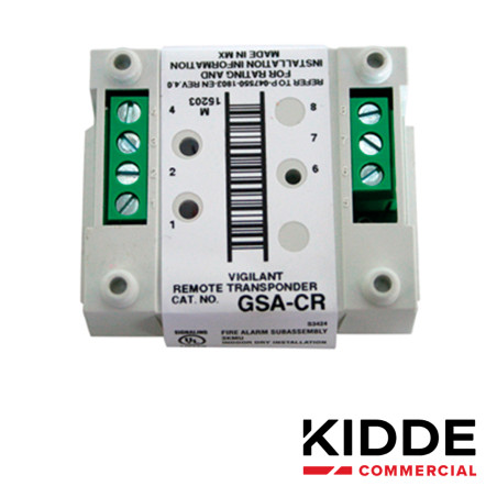 MODULO RELEVADOR VIGILANT GSA-CR CON DIRECCION ELECTRONICA (SIN SWITCHES) CONTACTOS DE SALIDA NORMALMENTE ABIERTO Y NORMALMENTE 