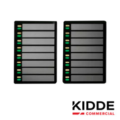 ANUNCIADOR LED DE 16 ZONAS KIDDE D16L-VS / 2 LEDS POR ZONA COMPATIBLE CON PANEL VS4 MAXIMO 2 ANUNCIADORES POR PANEL