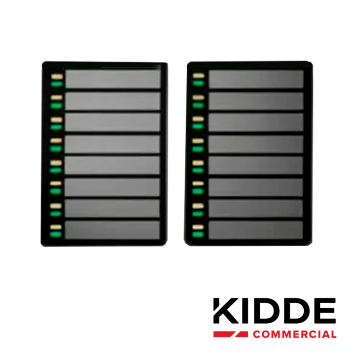 Anunciador LED de 16 zonas 16 zonas 2 LEDs por zona compatible con panel VS4 KIDDE D16L-VS Anunciador LED de 16 zonas 16 zonas 2 LEDs por zona compatible con panel VS4 KIDDE D16L-VS