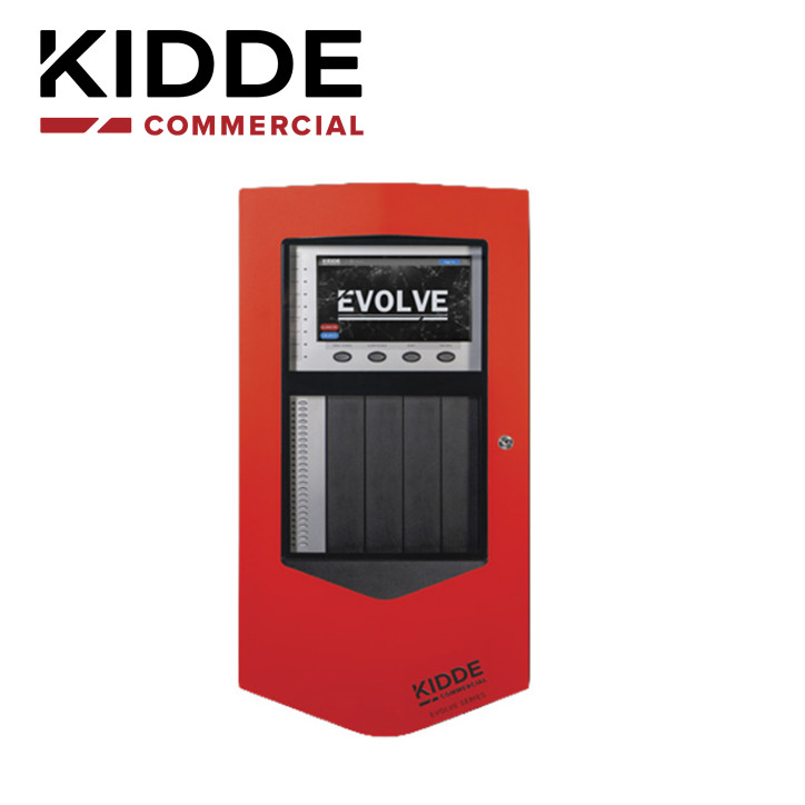 Panel de incendio inteligente Pantalla táctil 10 pulgadas Hasta 1000 puntos 4 lazos KIDDE EVOLVE-ML-R