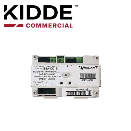 MODULO CONTROL PARA NACS GSA-CC1S KIDDE / INCLUYE GENERADOR DE TONO DE LLAMADA / PARA CONMUTAR UNA SOLA SEÑAL O CIRCUITO DE AUDI