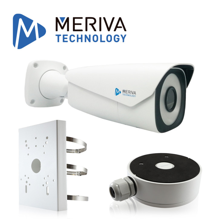 KIT RECONOCIMIENTO FACIAL CON BASE MERIVA TECHNOLOGY MAFR-22MPKIT / INCLUYE 1 CAMARA BULLET IP 2MP LENTE MOTORIZADO 7-22MM MAFR-