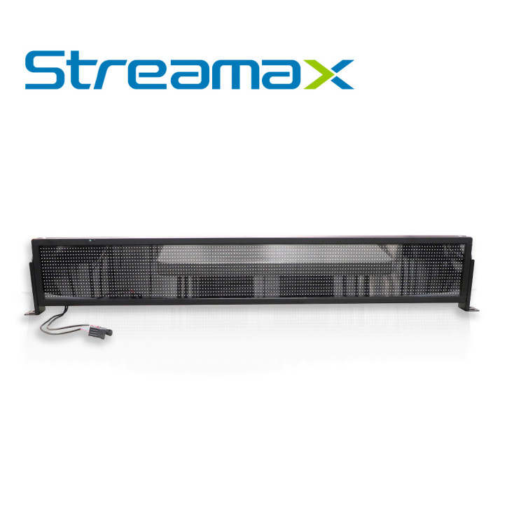 Anunciador display frontal Visibilidad 2-80 m Instalación frontal 18-32 VCD STREAMAX - MERIVA ANDLED-FRONT