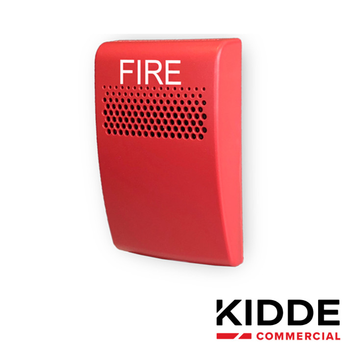 Sirena de pared compacta compacta montaje en pared para aplicaciones secas en interiores salidas de bocina KIDDE EG1ARF