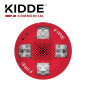 ALTAVOZ DE TECHO CON LUZ ESTROBOSCOPICA / 15-115 CD / KIDDE / GCSVRF / ROJA, CON LA PALABRA FIRE. PLACA DE CABLEADO LATERAL DE L