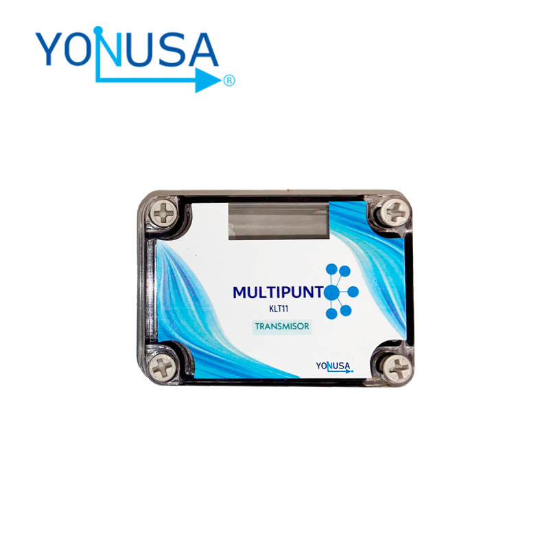 TRANSMISOR PARA SOLUCION MULTIPUNTO YONUSA KLT11. ALCANCE APROXIMADO 1000 M. SOBRE LINEA DE VISTA, FRECUENCIA DE 915MHZ, VOLTAJE