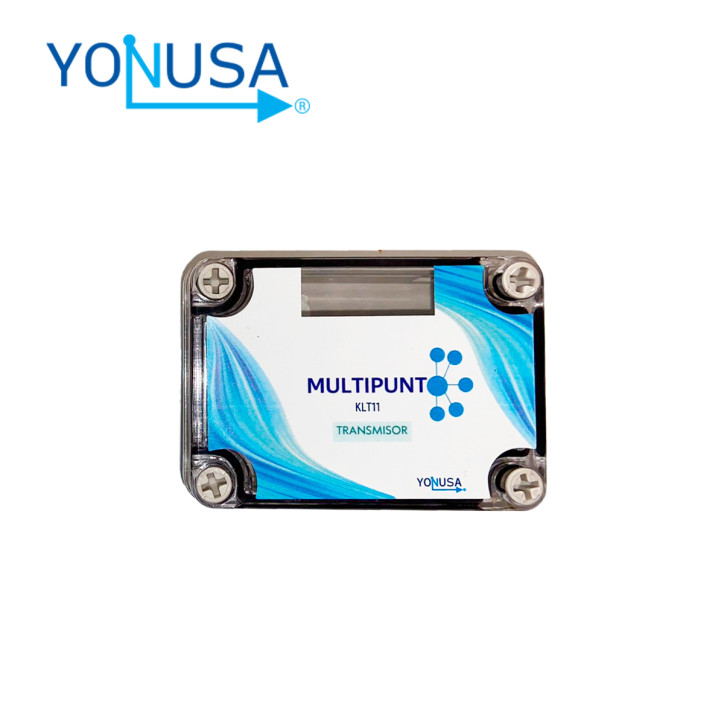Transmisor para solución multipunto alcance aproximado 1000 m frecuencia 915MHz voltaje de entrada 12VDC YONUSA KLT11