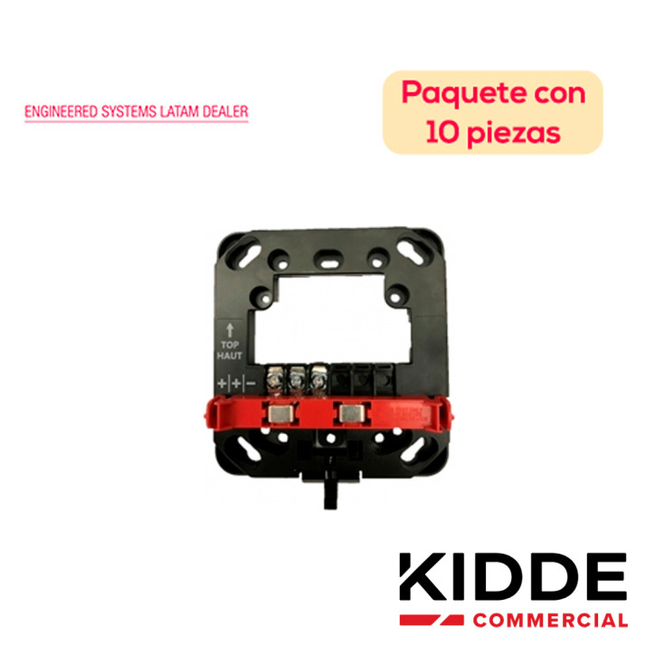Placa de montaje para dispositivos de notificación Paquete de 10 Presilla de cortocircuito para prueba de KIDDE GRSW-10