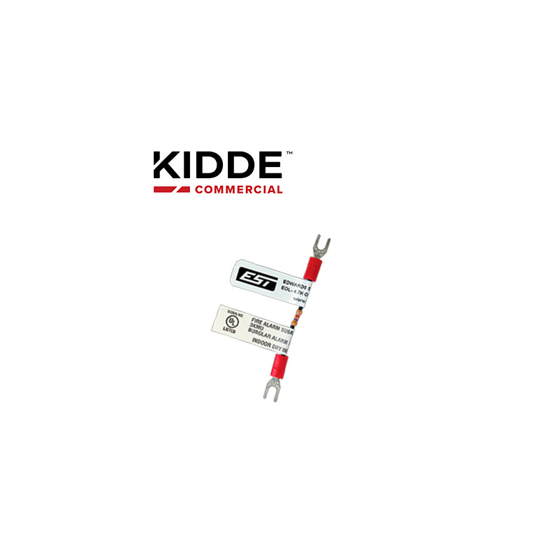 RESISTENCIA DE FIN DE LINEA EOL47 / 4.7K? CERTIFICADO UL / COMPATIBLE CON PANELES KIDDE Y DE TERCEROS/ PAQUETE DE 7 PIEZAS