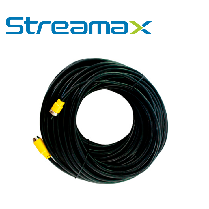 Cable DIN de aviación 4 pines 4 pines 30 metros pre-ponchado STREAMAX - MERIVA MCBL330 Cable DIN de aviación 4 pines 4 pines 30 metros pre-ponchado STREAMAX - MERIVA MCBL330