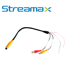 CABLE CONVERTIDOR PARA CAMARAS AHD CON CONECTOR BNC A DIN DE AVIACION MERIVA TECHNOLOGY MODELO MVA-BNCDIN COMPATIBLE CON TODAS L