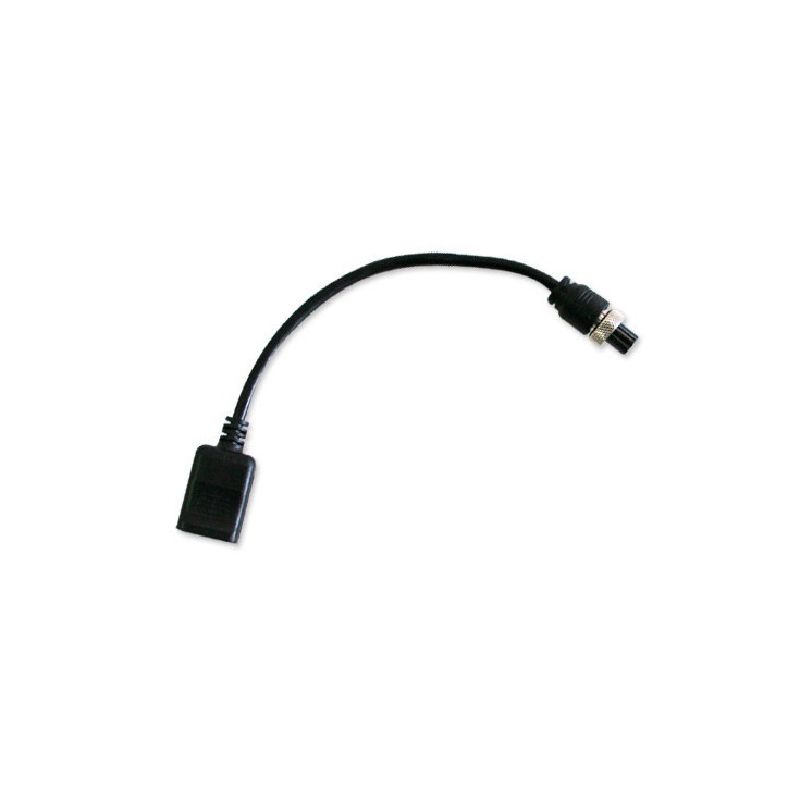 Cable convertidor DIN de aviación 6 pines a RJ45 conector DIN de aviación 6 pines RJ45 largo 15 cm STREAMAX - MERIVA MVA-AVRJ45