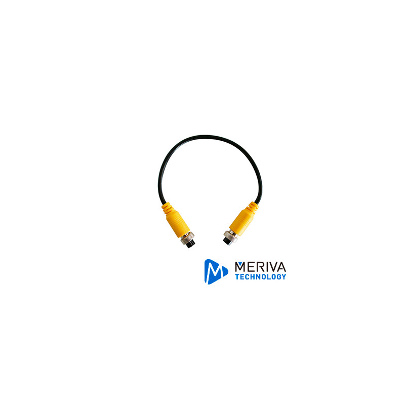 CABLE DIN DE AVIACION STREAMAX M4HH 1.5 / 4 PINES / 1.5 METROS / CONECTOR HEMBRA-HEMBRA / COMPATIBLE CON MONITORES CONECTOR MACH