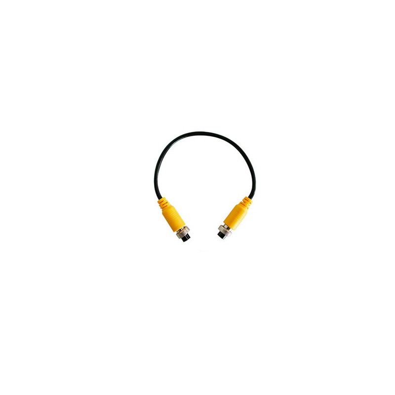Cable DIN de aviación 4 pines M4HH 1.5 con conectores hembra