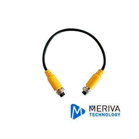 CABLE DIN DE AVIACION STREAMAX M4HH 1.5 / 4 PINES / 1.5 METROS / CONECTOR HEMBRA-HEMBRA / COMPATIBLE CON MONITORES CONECTOR MACH