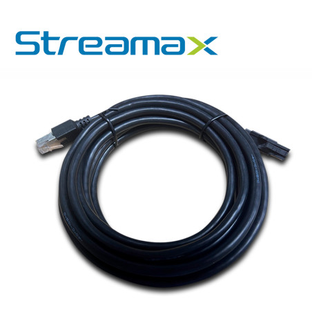 CABLE PARA TERMINAL DE MULTIMEDIA STREAMAX MRJ45-IMS100 / CONECTOR RJ45 B / TRANSMISION DE VIDEO Y AUDIO / PARA PANTALLAS DE AUT