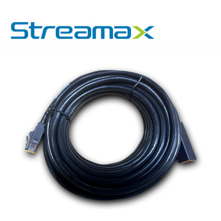 CABLE PARA TERMINAL DE MULTIMEDIA STREAMAX M6PIN-L16MAX / CONECTOR PLUG / TRANSMISION DE VIDEO Y AUDIO / PARA PANTALLAS DE AUTOB