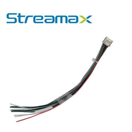 CABLE SERIAL PARA COMUNICACION STREAMAX MS-X3NPRO / CONECTOR 501646-200 / TERMINALES DE ALIMENTACION / TERMINAL 485A / TERMINAL 