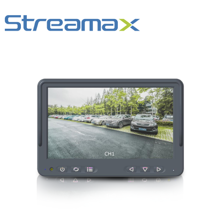 MONITOR MOVIL STREAMAX MDP7S / 7 PULGADAS / CONECTOR DIN 4 PINES / ALTURA AJUSTABLE / FUNCIONA SOLO PARA VISUALIZACION / COMPATI