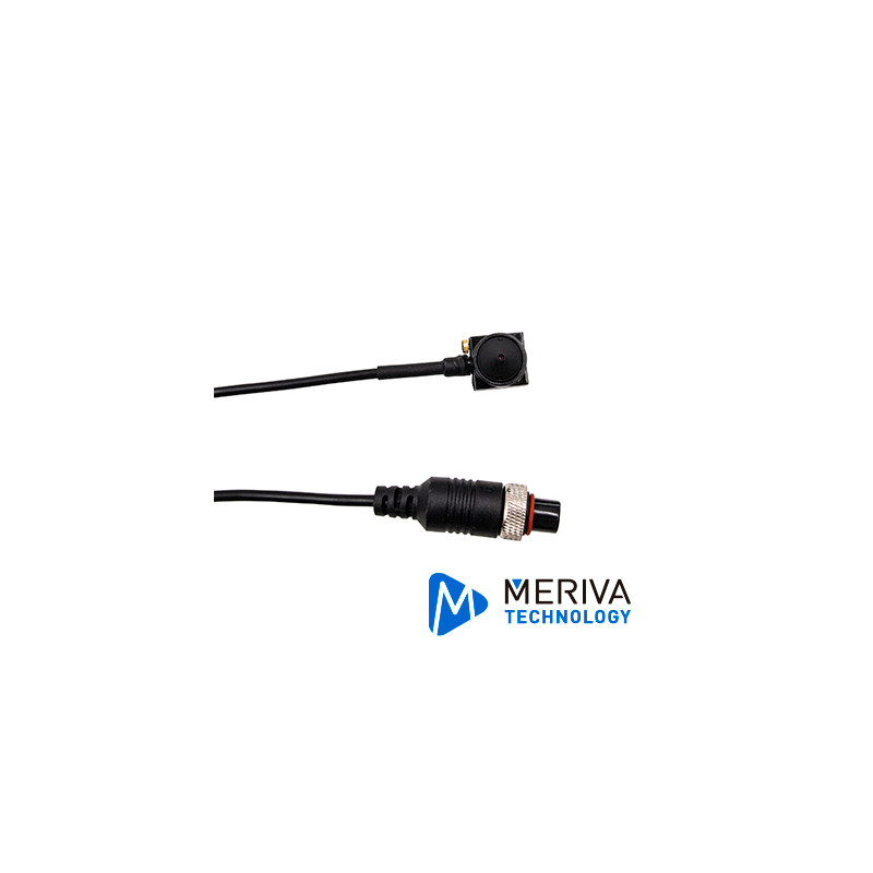 CAMARA OCULTA TIPO PINHOLE MERIVA TECHNOLOGY MC409HD / 1.3MP / 3.7MM / IP54 / CONECTOR DIN 4 PINES / 12 VCD / INTERIOR / MICROFO