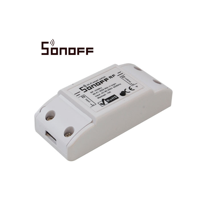 INTERRUPTOR ON/OFF SONOFF RF SMART INALAMBRICO WIFI PARA SOLUCION DE SMART HOME CON TEMPORIZADOR PARA IOS Y ANDROID COMPATIBLE C