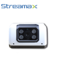 CAMARA LPR PARA SOLUCION POLICIACA IP STREAMAX MD50C27-ALPR / 5MP / 16MM / 30M IR / IP67 / IK10 /CONECTOR DIN 6 PINES / 12 VCD /