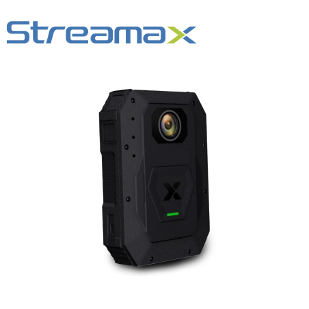 BODYCAM PARA SOLUCIONES POLICIACAS Y TRANSPORTE DE VALORES STREAMAX MBWC 2.0 / 2MP / 12 HORAS DE GRABACION CON GPS / 4G / IA