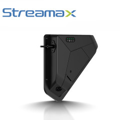 KIT SOLUCION DE CARGA INTELIGENTE STREAMAX MZ5-KIT / CAMARA DOBLE LENTE 2MP Y 4K + PANEL SOLAR CON BATERIA + SENSOR MAGNETICO BL