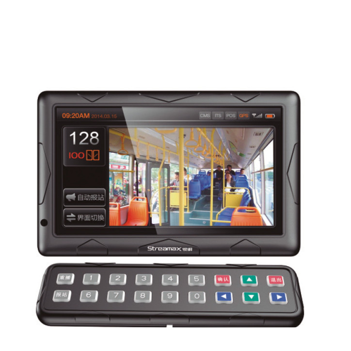 PANTALLA INTERACTIVA STREAMAX CP5 KIT / 10.1 PULGADAS / CONECTOR DIN 10 PINES / TOUCH / VISUALIZACION DE CAMARAS EN TIEMPO REAL 