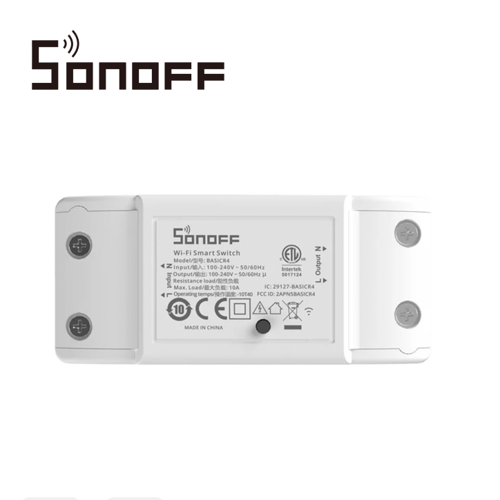 INTERRUPTOR ON/OFF SONOFF BASICR4 / SMART INALAMBRICO / WIFI PARA SOLUCION DE SMART HOME / CON TEMPORIZADOR PARA IOS Y ANDROID C