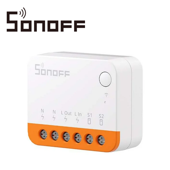 MINI INTERRUPTOR INWALL ON/OFF SONOFF MINIR4 / WIFI 2.4GHZ / CONTROLA 1 APAGADOR / SOLUCION DE SMART HOME CON TEMPORIZADOR / COM
