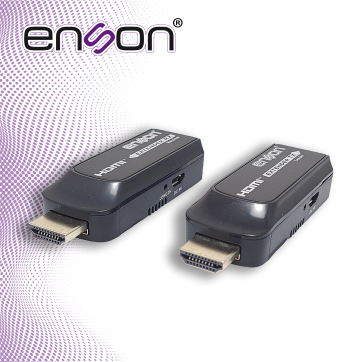 Extensor HDMI hasta 50m de transmisión Full HD 1080P@60Hz por cable UTP Cat6/Cat6A/Cat7 ENSON ENS-HDMIE50 Extensor HDMI hasta 50m de transmisión Full HD 1080P@60Hz por cable UTP Cat6/Cat6A/Cat7 ENSON ENS-HDMIE50